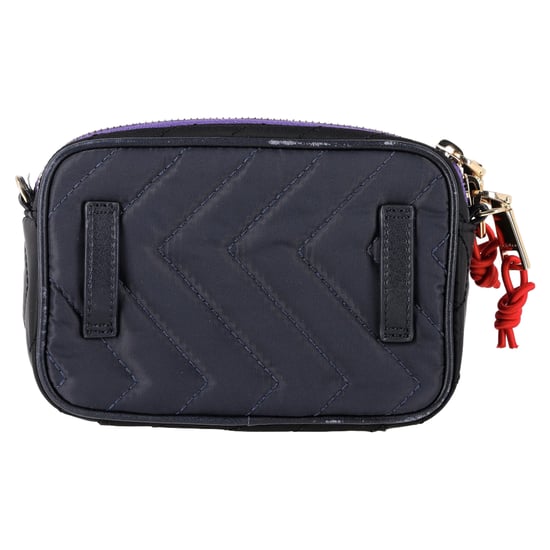 Sandro Chevron Steppgürteltasche aus marineblauem Polyamid - Image 3
