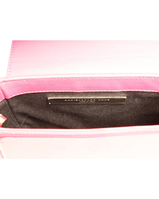 Christopher Kane Umhängetasche mit Sicherheitsverschluss in Pink Lackleder - Image 5