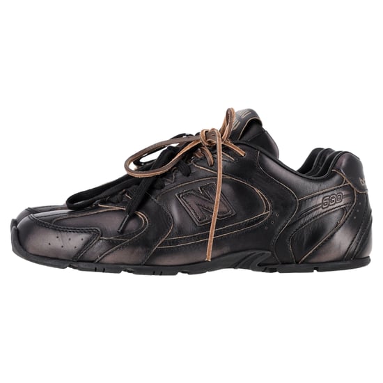 New Balance X Miu Miu 530 SL Sneaker aus schwarzem Leder - Image 4