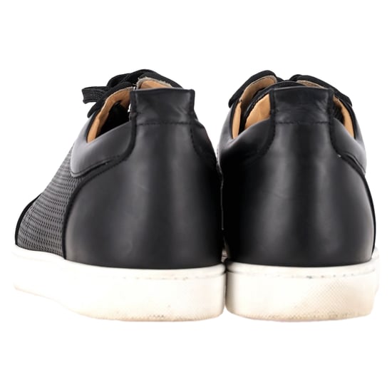 Christian Louboutin Louis Junior Sneaker aus schwarzem Leder - Image 5