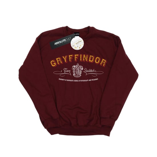 Harry Potter - "Gryffindor Quidditch" Sweatshirt für Damen (Burgunderrot) - Image 1