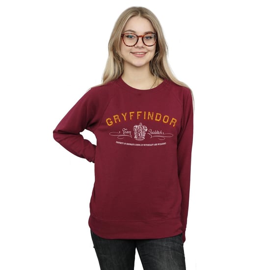 Harry Potter - "Gryffindor Quidditch" Sweatshirt für Damen (Burgunderrot) - Image 2