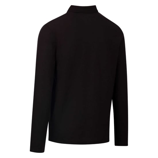 Trespass - "Leblanc" Poloshirt für Herren Langärmlig (Schwarz) - Image 2