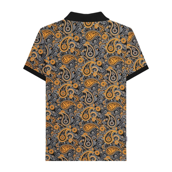 Lambretta - Poloshirt für Herren (Schwarz/Gold) - Image 2