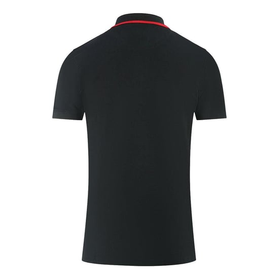 Aquascutum - "London 1851" Poloshirt für Herren (Schwarz) - Image 2