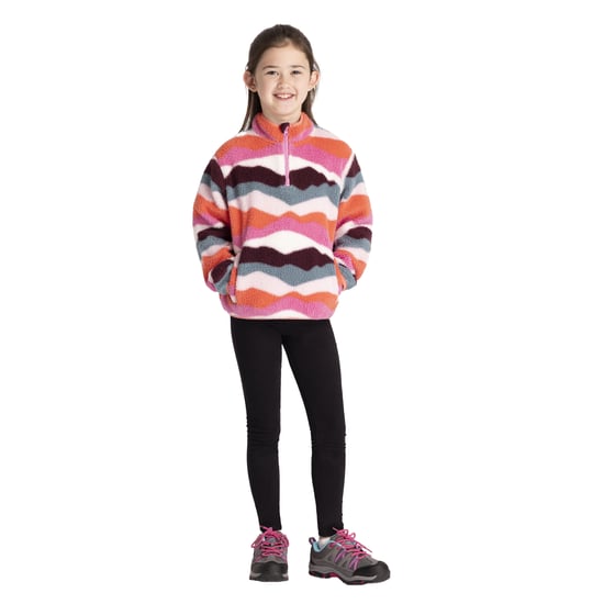 Trespass - "Ovie" Fleece-Oberteil für Kinder, mit halbem Reißverschluss (Pink) - Image 3