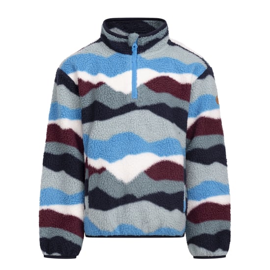 Trespass - "Ovie" Fleece-Oberteil für Kinder, mit halbem Reißverschluss (Kobalt) - Image 1