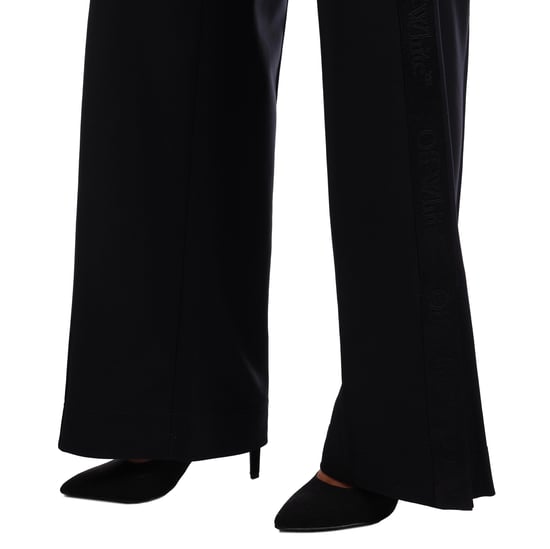 TRAININGSHOSE MIT LOGOBAND SCHWARZ SCHWARZ - Image 4