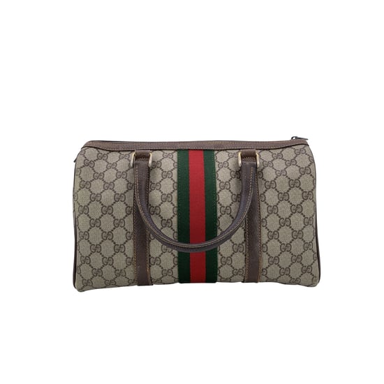 Gucci Vintage Stoffhandtasche Ophidia Boston - Image 3