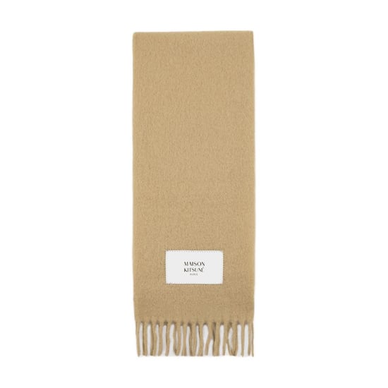 Zubehör Maison Kitsuné Baby-Alpaka-Schal in Beige - Image 3