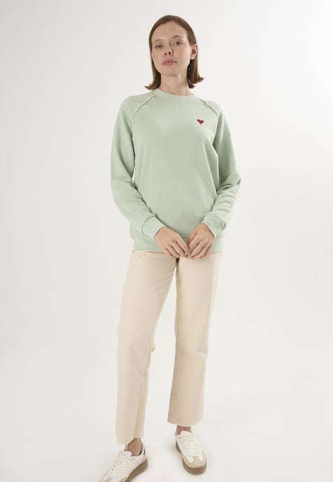 Sweatshirt Basic Rundhals Sweatshirt - Image 2