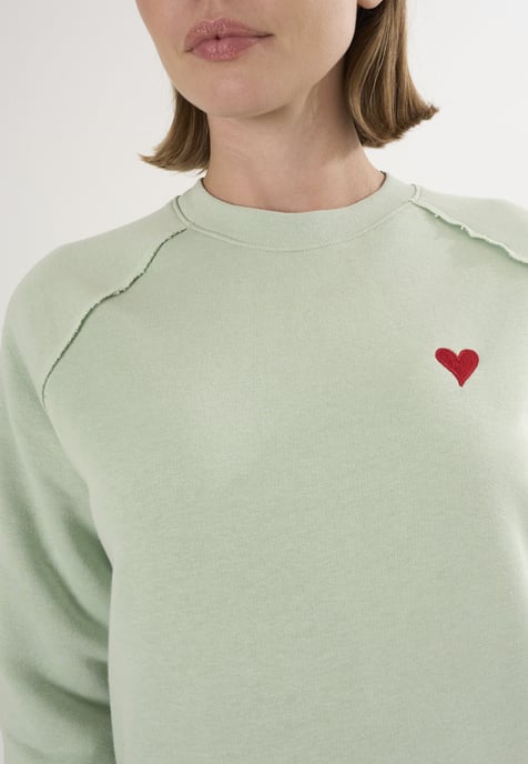 Sweatshirt Basic Rundhals Sweatshirt - Image 3