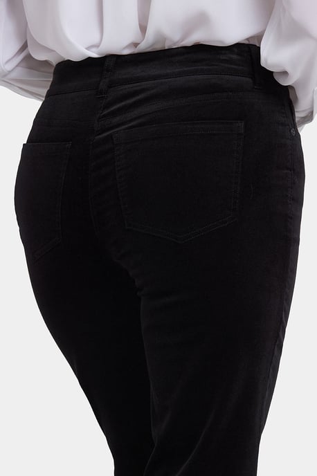 Marilyn Gerade Hose aus Samt | Schwarz - Image 4