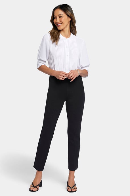 Pull-On Straight Sculpt-Her™ Knöchelhose | Schwarz - Image 3
