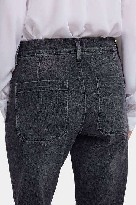 Brooke Lockere Gerade Jeans | Vintage Noir - Image 4
