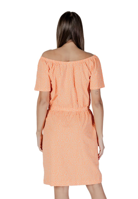 Schulterfreies Minikleid mit kurzen Ärmeln - Image 2