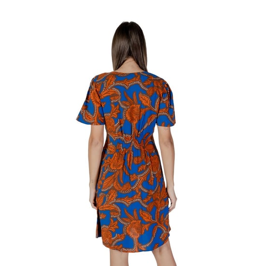 Blumenmuster Kleid mit kurzen Ärmeln A-Linie - Image 2
