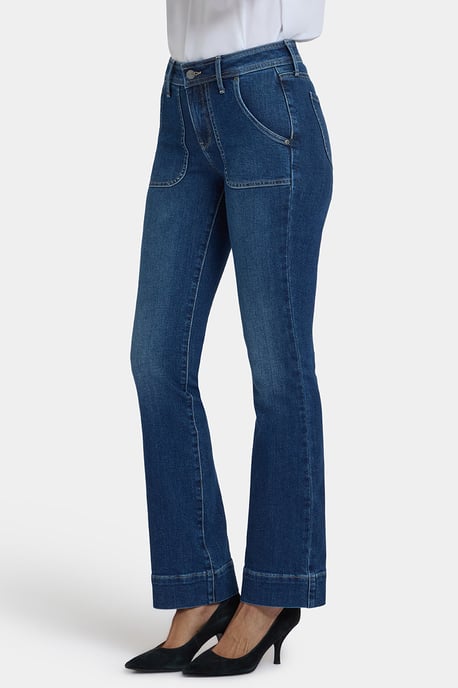 Barbara Bootcut Jeans | Dunkles Loire - Image 2