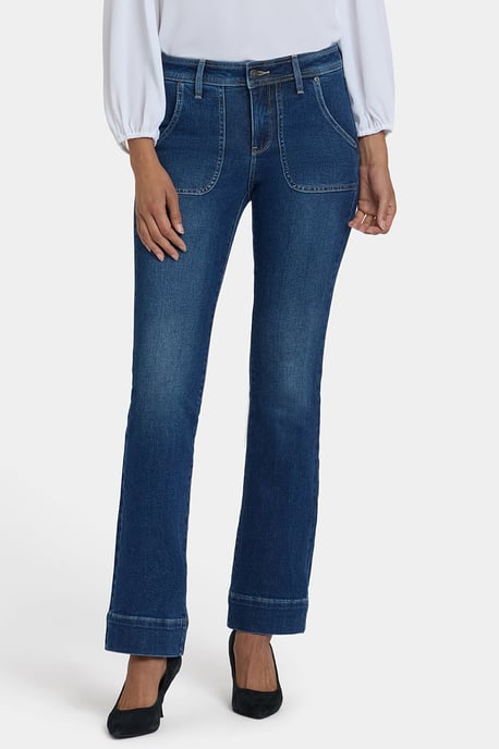 Barbara Bootcut Jeans | Dunkles Loire - Image 3