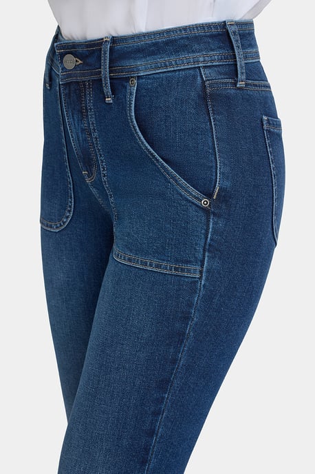 Barbara Bootcut Jeans | Dunkles Loire - Image 4