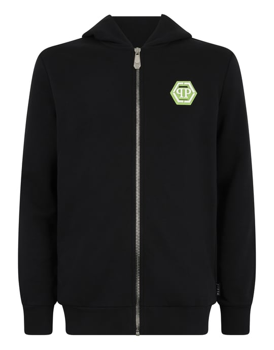 Kapuzen-Sweatjacket Iconic Plein - Image 1