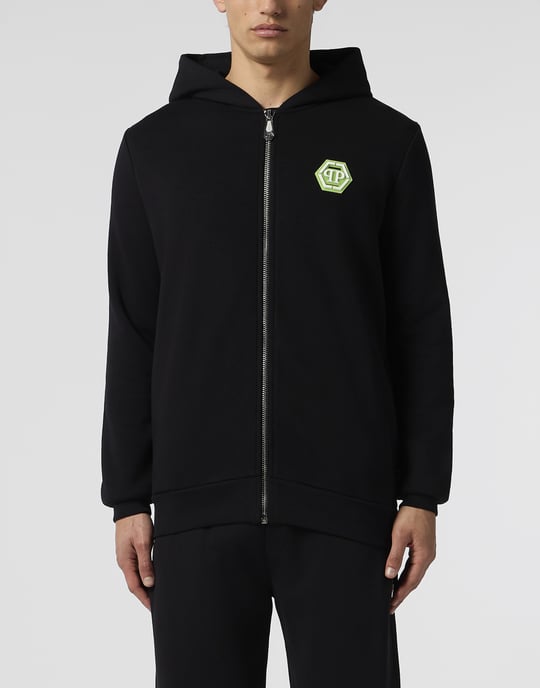 Kapuzen-Sweatjacket Iconic Plein - Image 2