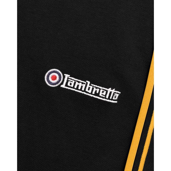 Lambretta - Poloshirt für Herren (Weiß/Schwarz/Gold) - Image 4