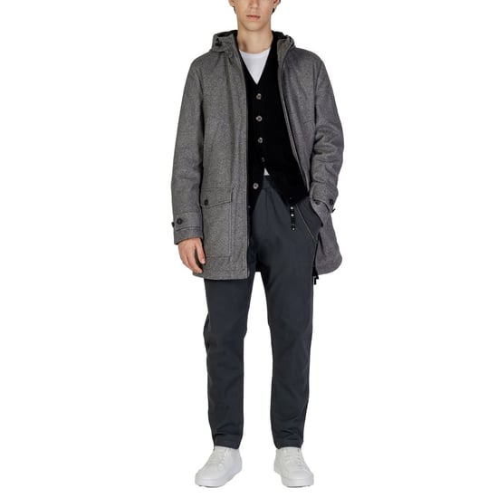 Wollmischung Parka mit Kapuze und Reißverschluss - Image 5