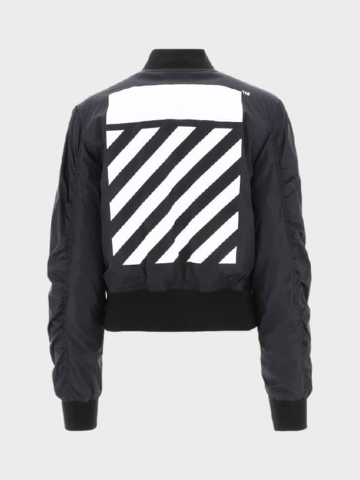 Off-White Diag Bomber Schwarz - Image 4