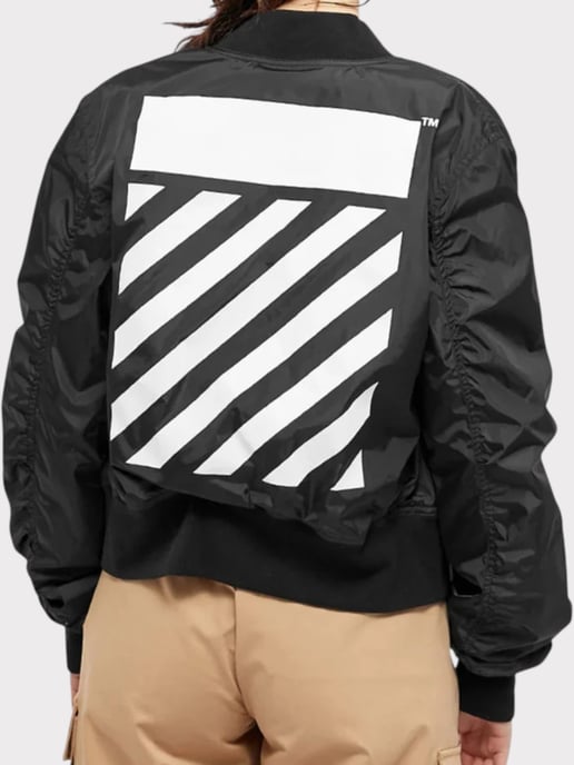 Off-White Diag Bomber Schwarz - Image 5