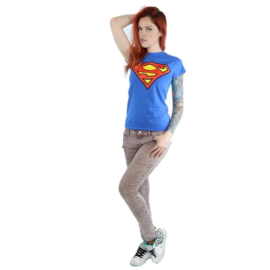 DC Comics - T-Shirt für Damen (Königsblau) - Image 4
