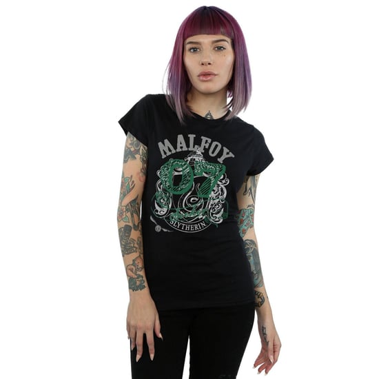 Harry Potter - "Malfoy" T-Shirt für Damen (Schwarz) - Image 4
