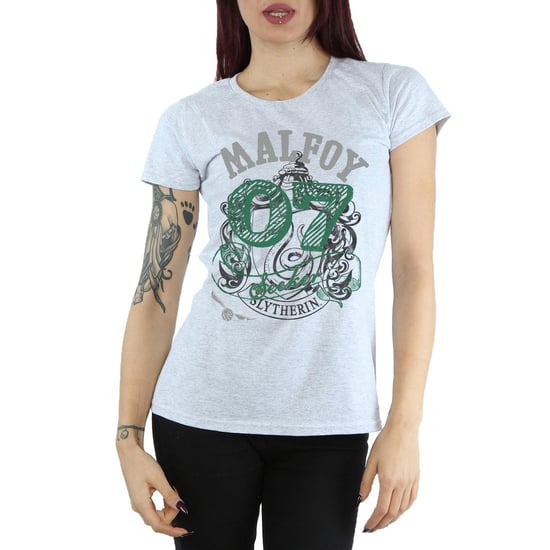 Harry Potter - "Malfoy" T-Shirt für Damen (Grau) - Image 3