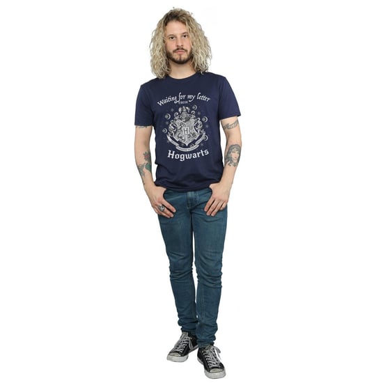 Harry Potter - "Hogwarts Waiting For My Letter" T-Shirt für Herren (Marineblau) - Image 4