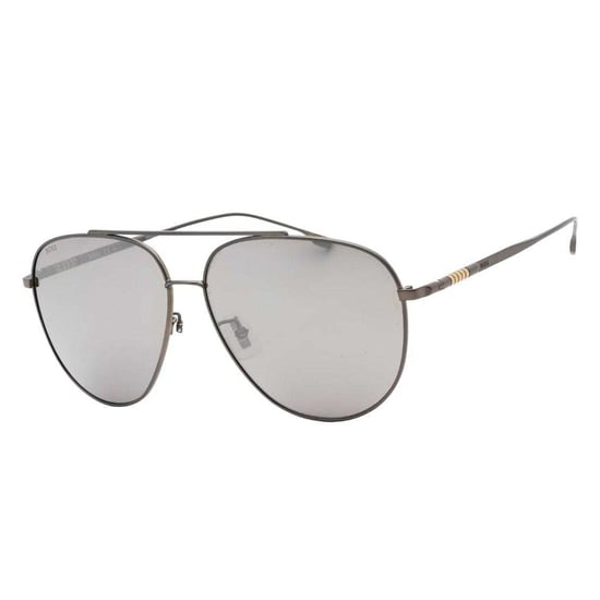 Hugo Boss - Matt-Sonnenbrille für Herren/Damen Unisex, Metall (Silber) - Image 1