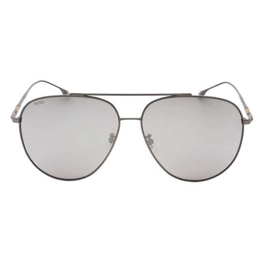 Hugo Boss - Matt-Sonnenbrille für Herren/Damen Unisex, Metall (Silber) - Image 2