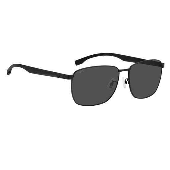 Hugo Boss - Rechteck-Sonnenbrille für Herren (Dunkles Ruthenium/Grau) - Image 3