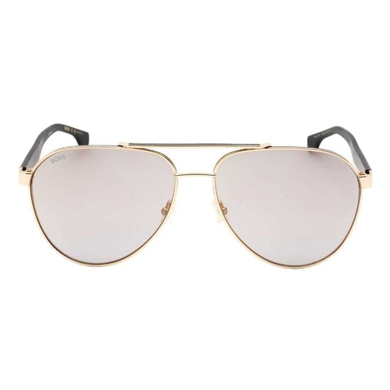 Hugo Boss - Unifarben-Sonnenbrille für Herren (Schwarz/Gold) - Image 2