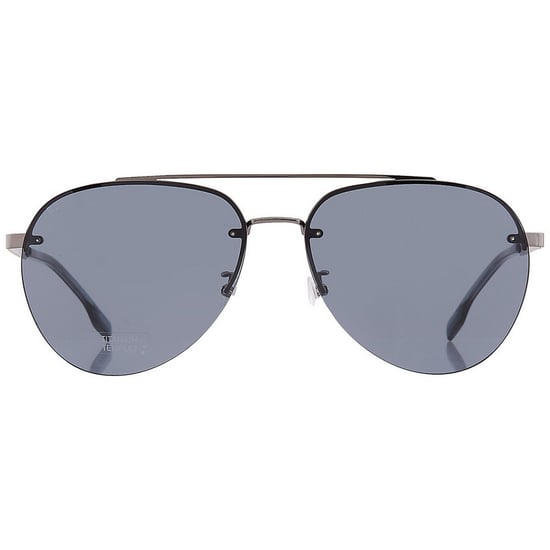 Hugo Boss - "1537/F/SK 06LB IR" Sonnenbrille für Herren (Dunkles Ruthenium/Grau) - Image 1