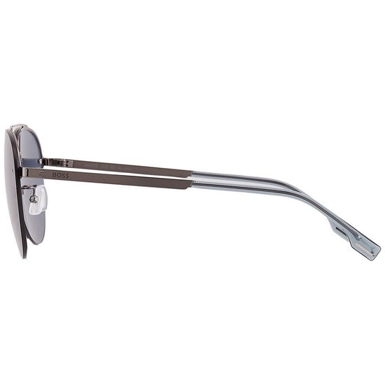 Hugo Boss - "1537/F/SK 06LB IR" Sonnenbrille für Herren (Dunkles Ruthenium/Grau) - Image 4