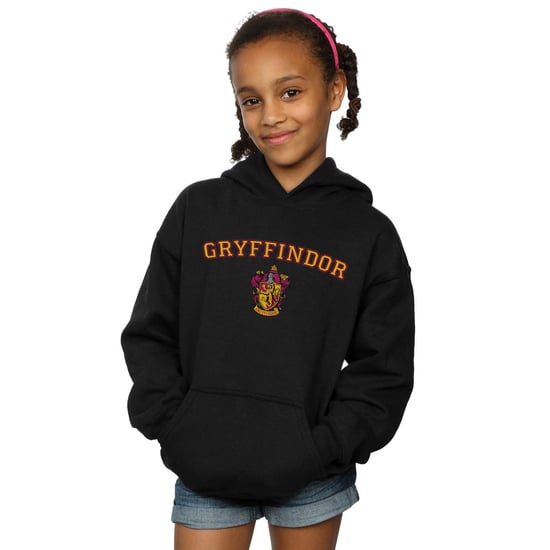 Harry Potter - "Gryffindor" Kapuzenpullover für Mädchen (Schwarz) - Image 2