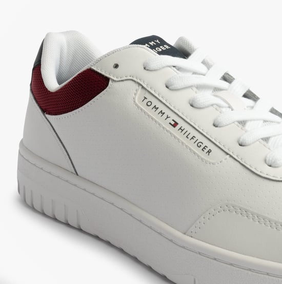 Tommy Hilfiger Th Basket Core Lth Herren Court Sneakers Rwb - Image 6