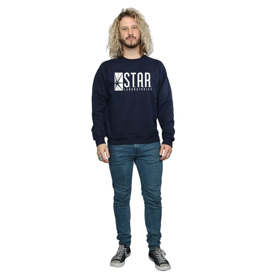 DC Comics - "STAR Labs" Sweatshirt für Herren (Marineblau) - Image 4