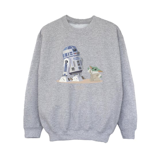 Star Wars - "The Mandalorian" Sweatshirt für Jungen (Grau) - Image 1