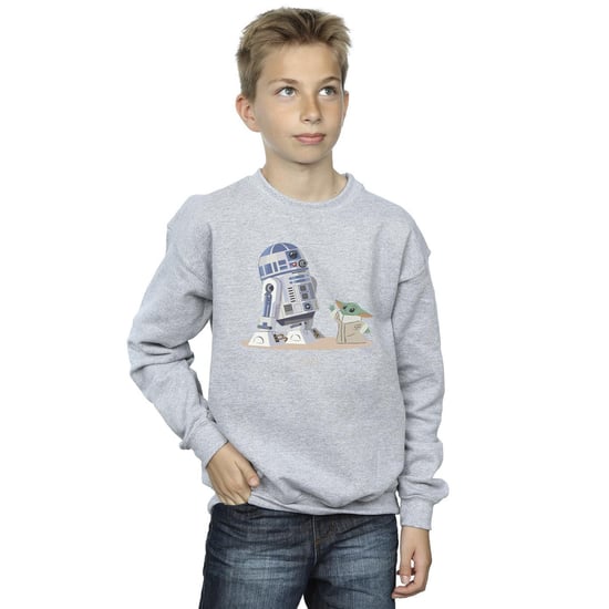 Star Wars - "The Mandalorian" Sweatshirt für Jungen (Grau) - Image 2