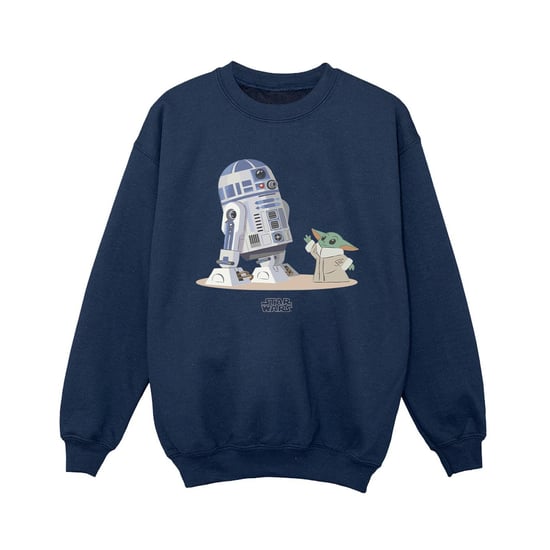 Star Wars - "The Mandalorian" Sweatshirt für Jungen (Marineblau) - Image 1