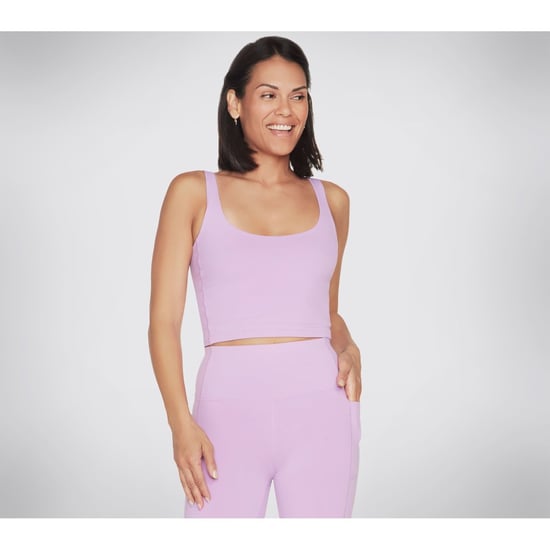 Skechers Performance Goflex Joy Longline-BH Nylon Damen Helllila Sport-BH - Image 1