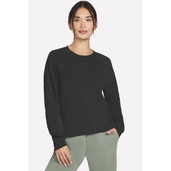 Skechers Performance Skechluxe Elevate Rundhals Damen Sweatshirt Schwarz - Image 2