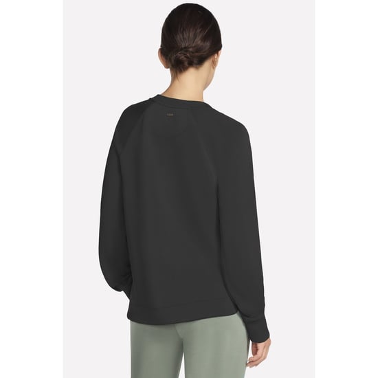 Skechers Performance Skechluxe Elevate Rundhals Damen Sweatshirt Schwarz - Image 3