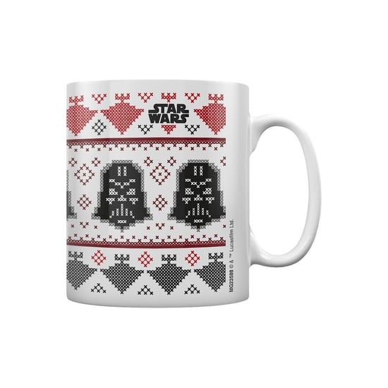 Star Wars - Kaffeebecher, weihnachtliches Design (Weiß/Schwarz/Rot) - Image 1